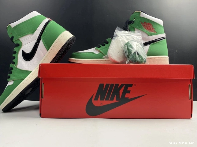 Green Retro 1 Lucky Jordan High DB4612-300 Air 0616